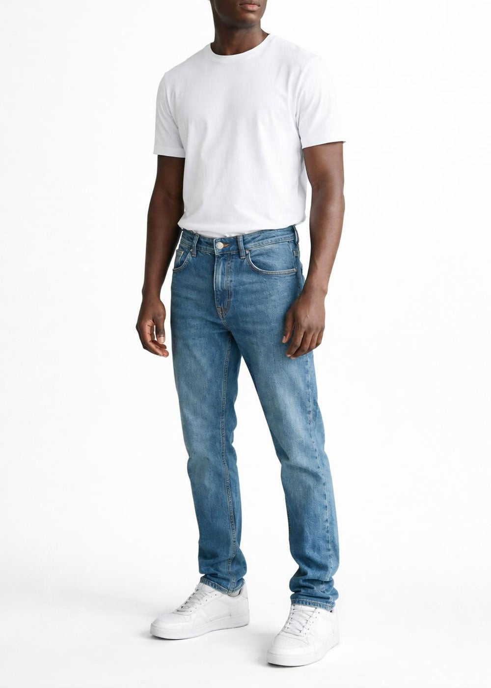 Regular Fit Τζιν  Με Ελαστικότητα – Vintage Μπλε