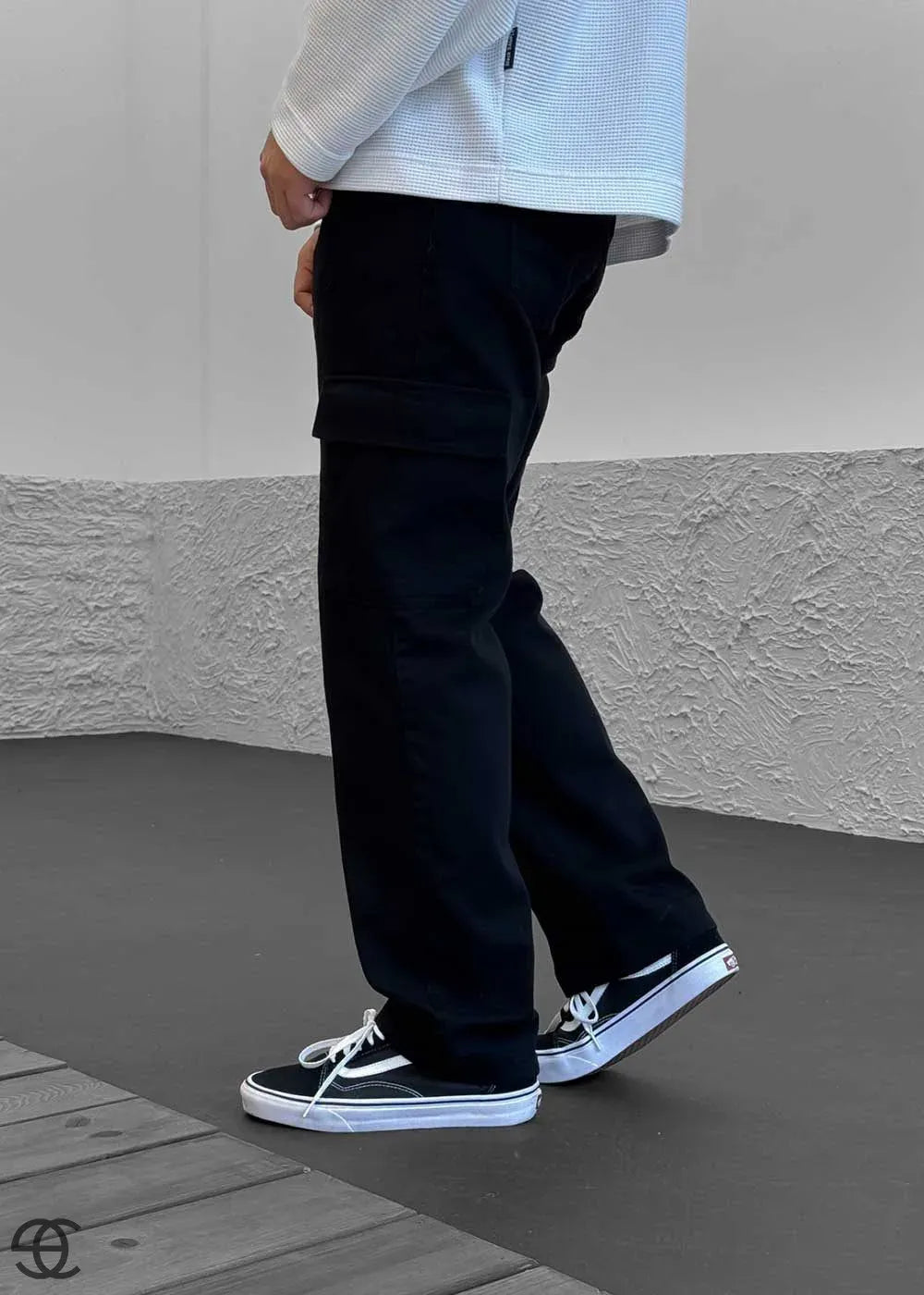 Cargo Παντελόνι Baggy -Μαύρο – 4