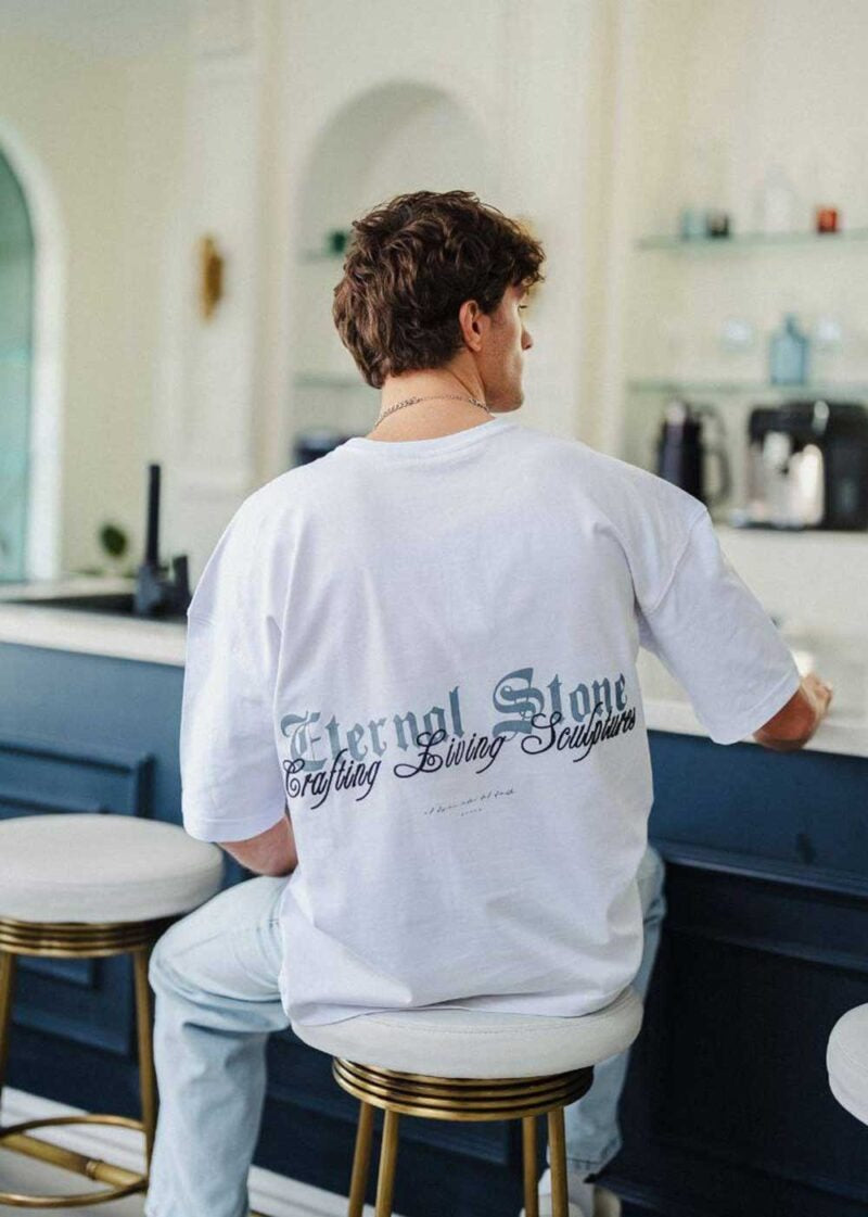 Oversized T-Shirt Eternol Stone – Λευκό – 5