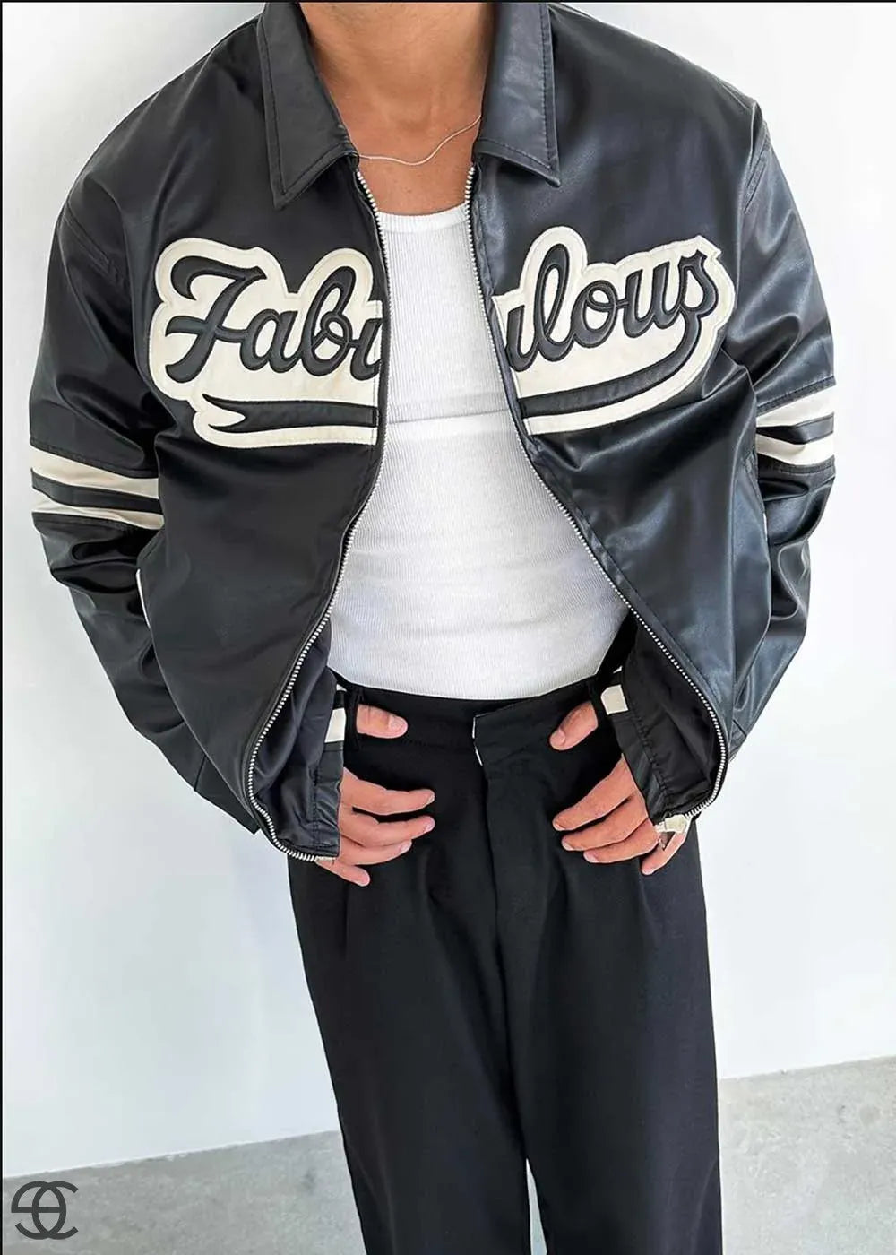 Fabulous Jacket Relax Από Συνθετικό Δέρμα – Μαύρο – 4
