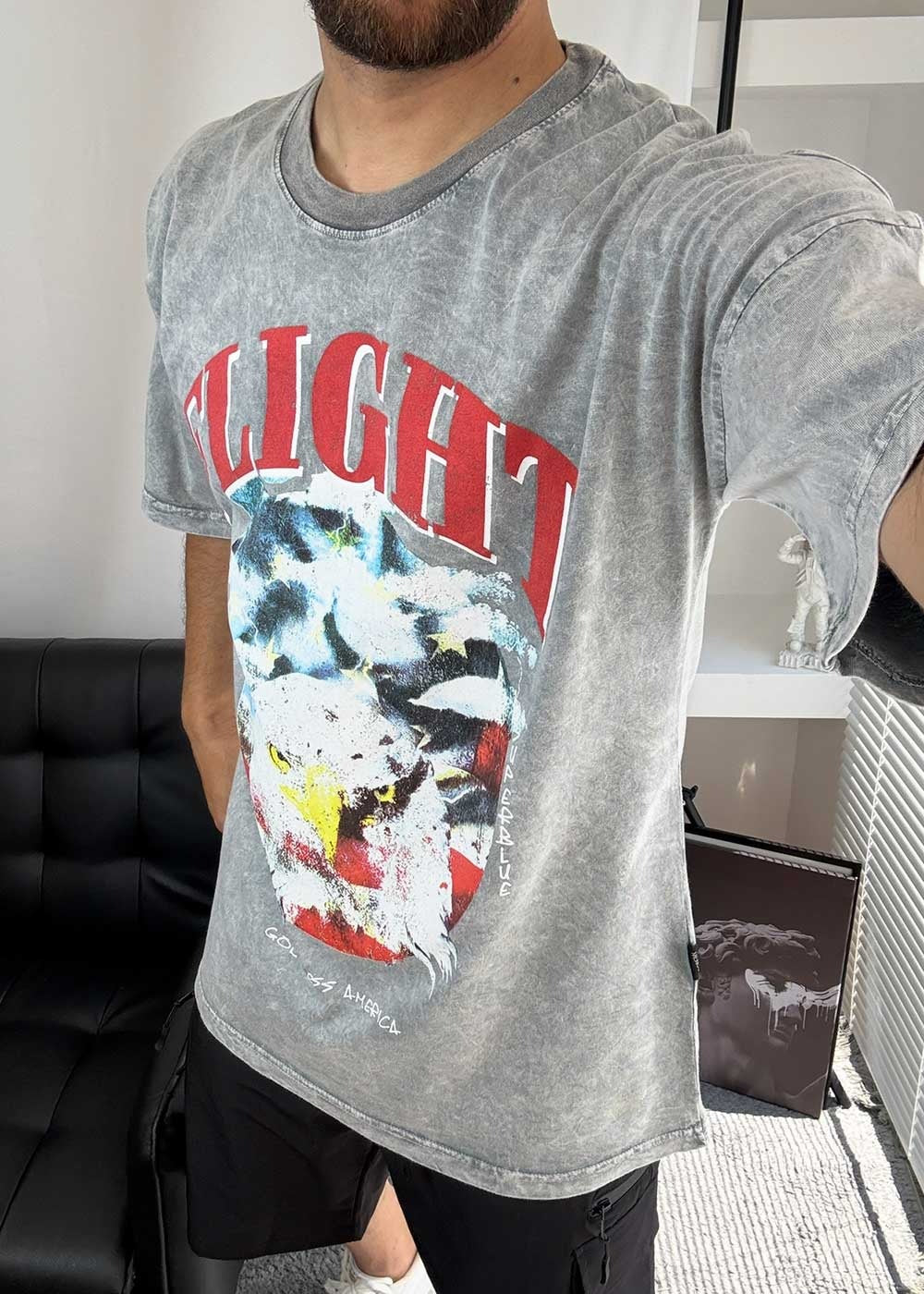Relax T-Shirt Flight – Γκρι – 3