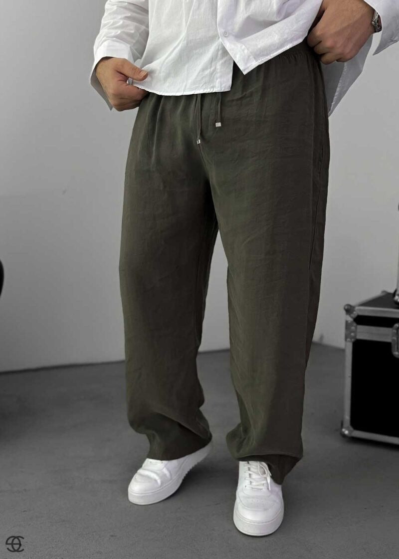 Lightweight Tensel Baggy Παντελόνι – Χακί – 5