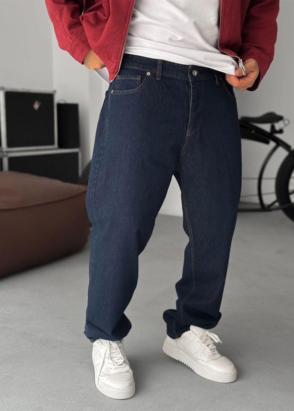Baggy Παντελόνι Τζιν – Deep Blue – 5