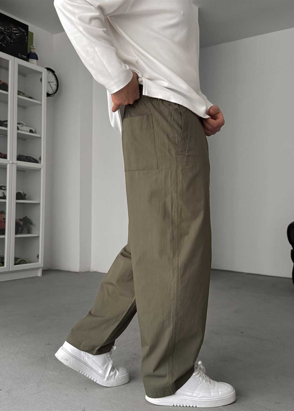 Baggy Παντελόνι  Air-Light – Χακί – 5