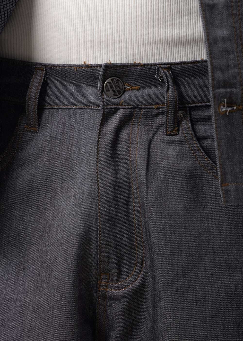 Denim Co-ord Graphite Set – Σκούρο Γκρι – 5