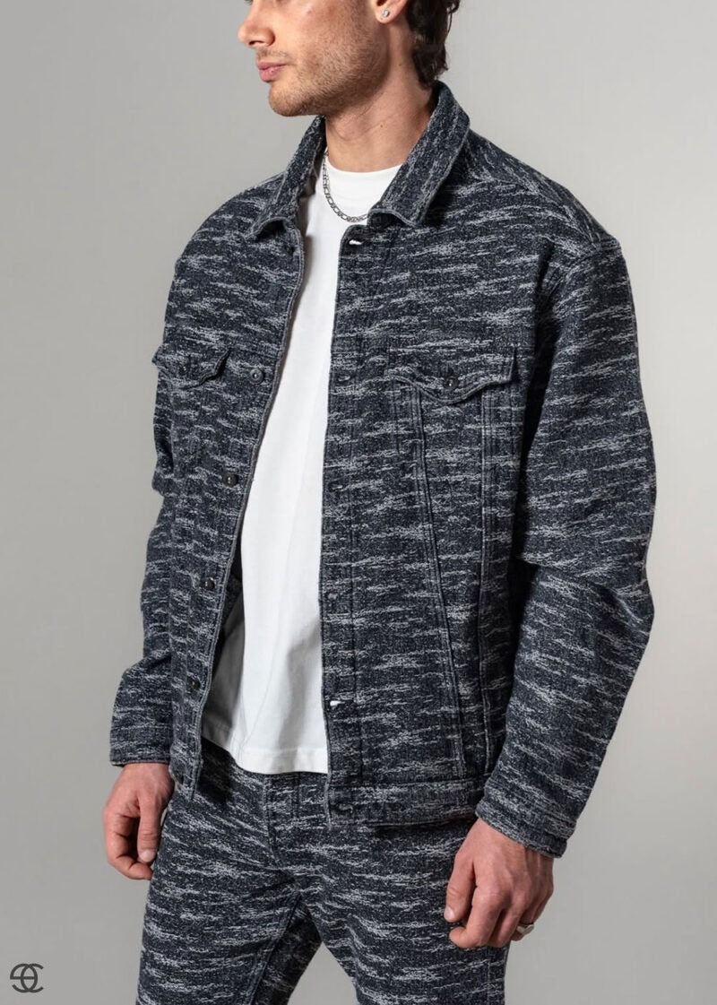 Signature Textured Denim Σετ – Μαύρο-Γκρι – 2