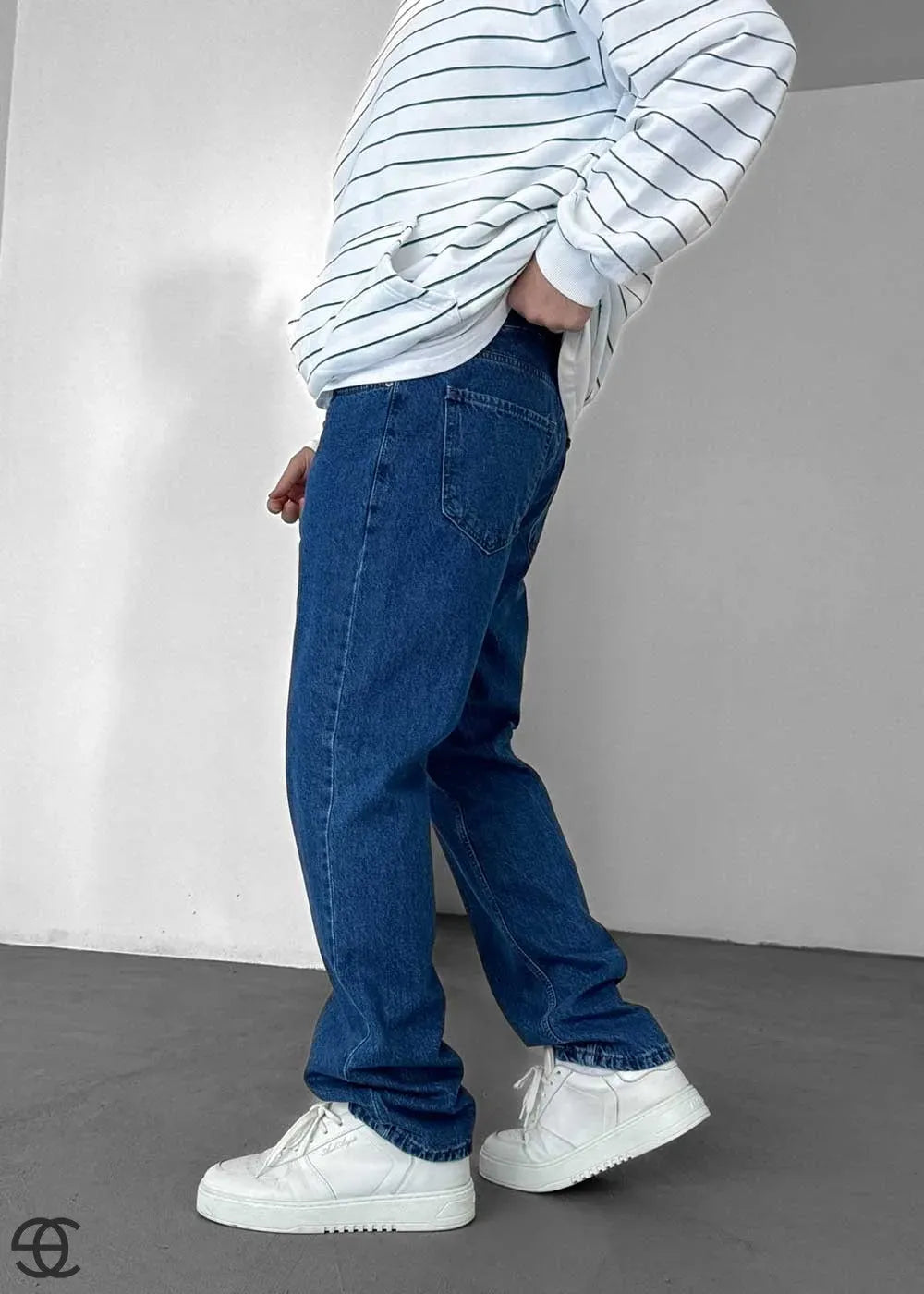 Baggy Denim Τζιν Παντελόνι – Σκούρο Μπλε – 3