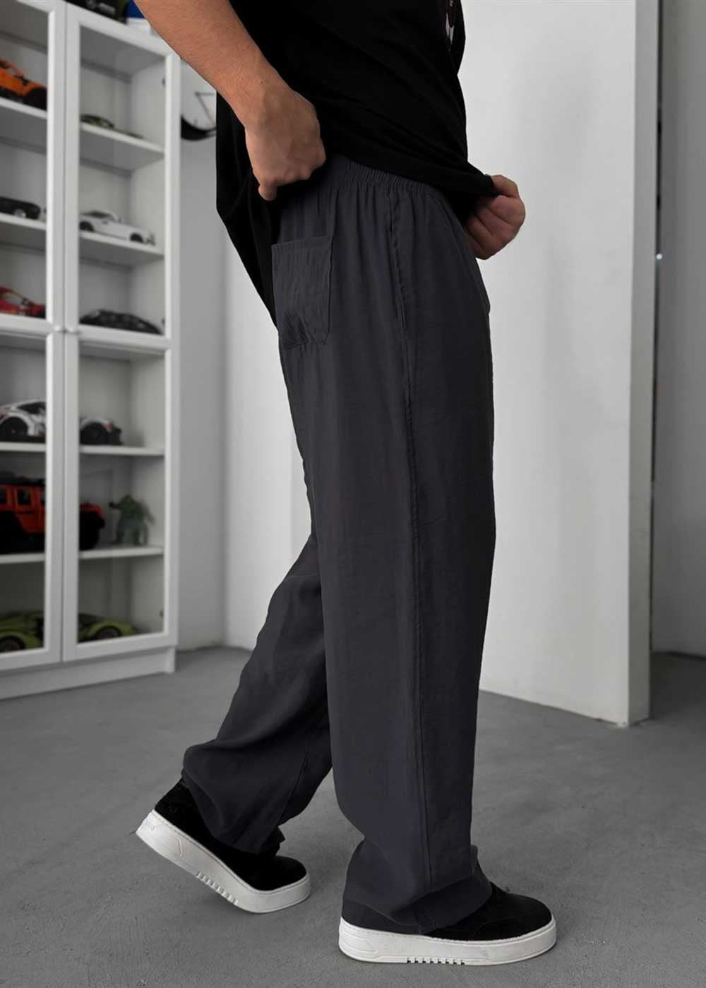 Lightweight Tensel Baggy Παντελόνι – Ανθρακί – 6