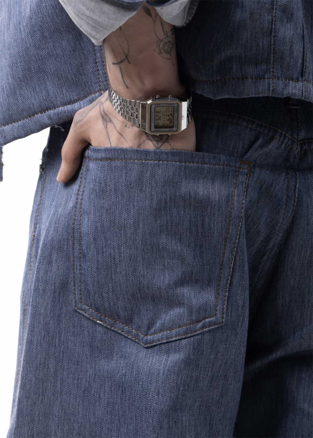 Denim Co-ord Azure Set – Μπλε Denim – 6
