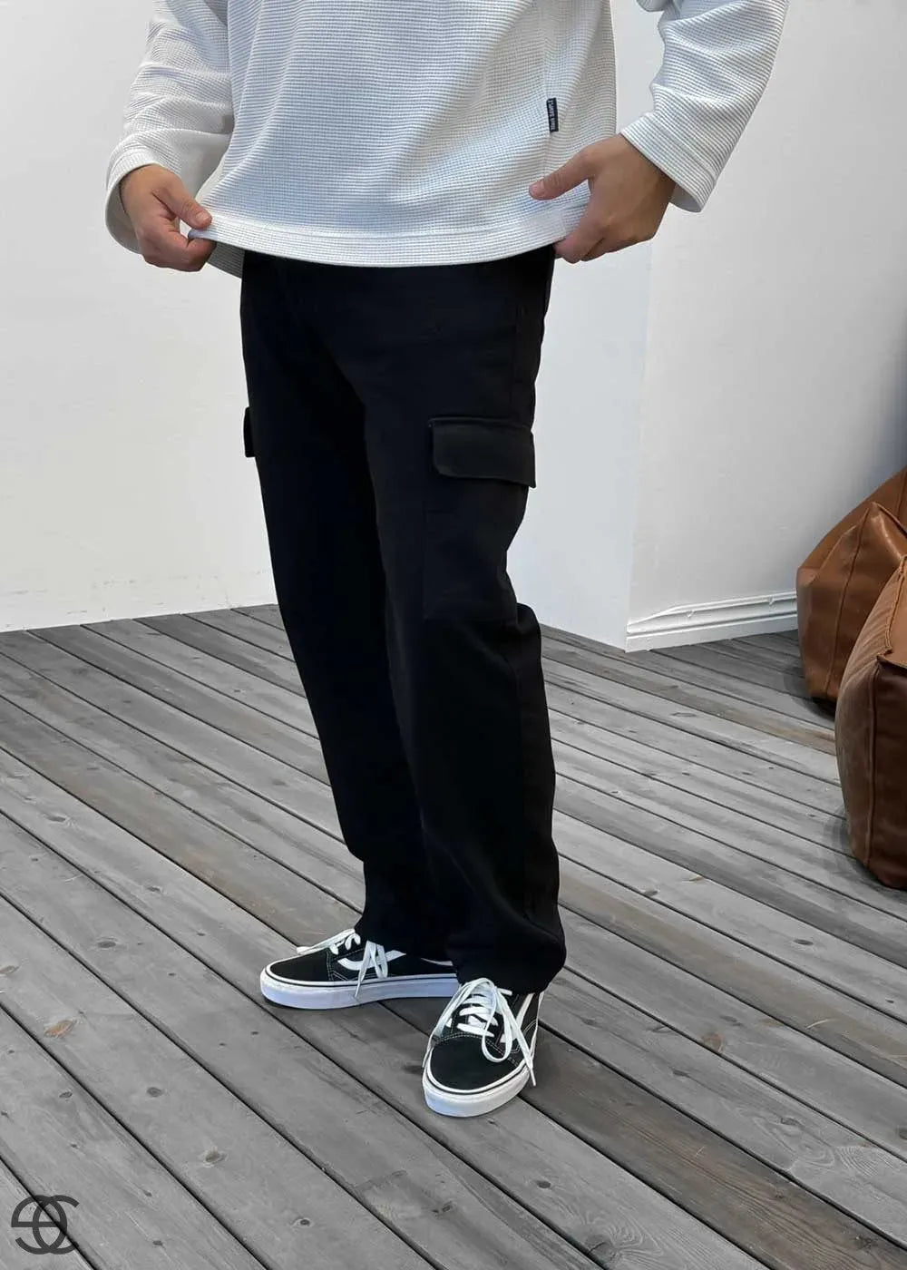 Cargo Παντελόνι Baggy -Μαύρο – 5