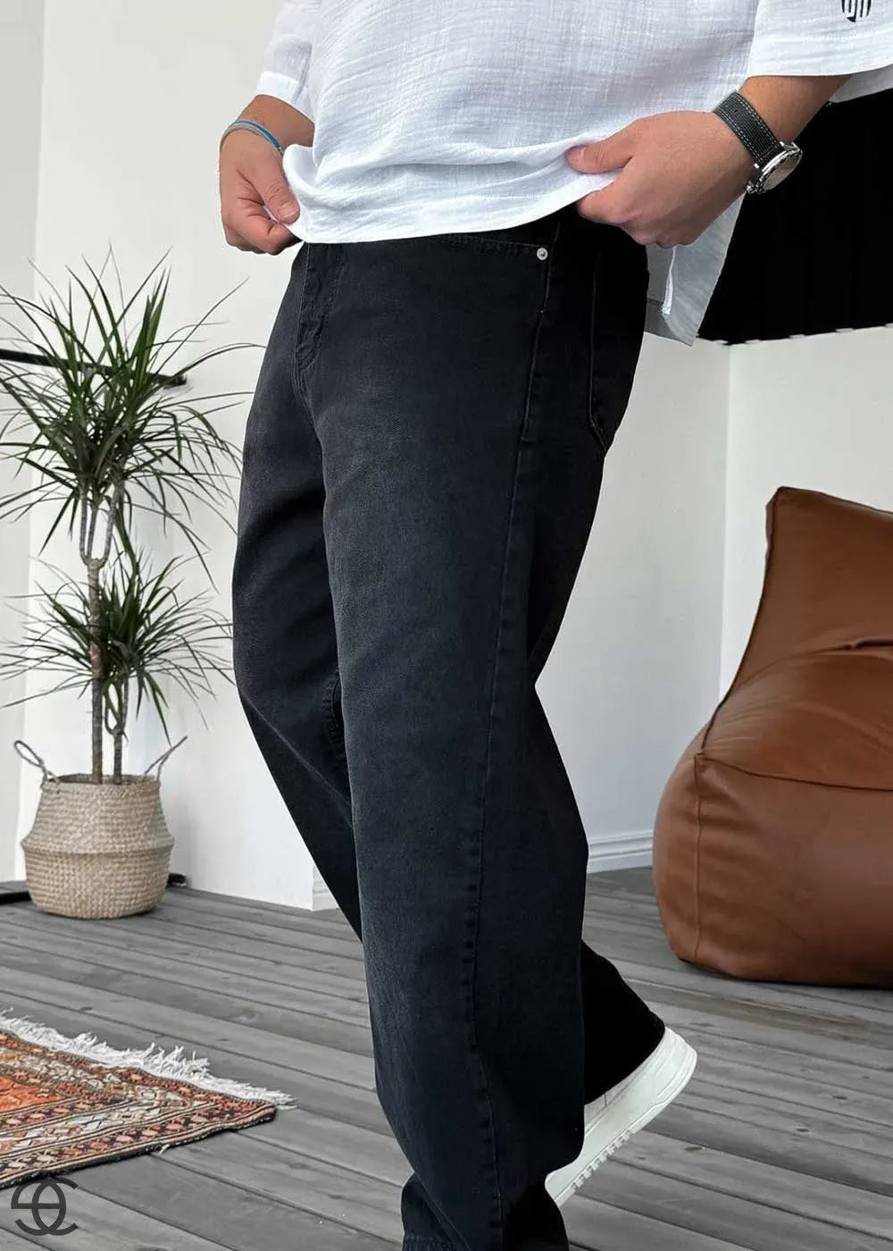 Παντελόνι Relax Baggy – Μαύρο