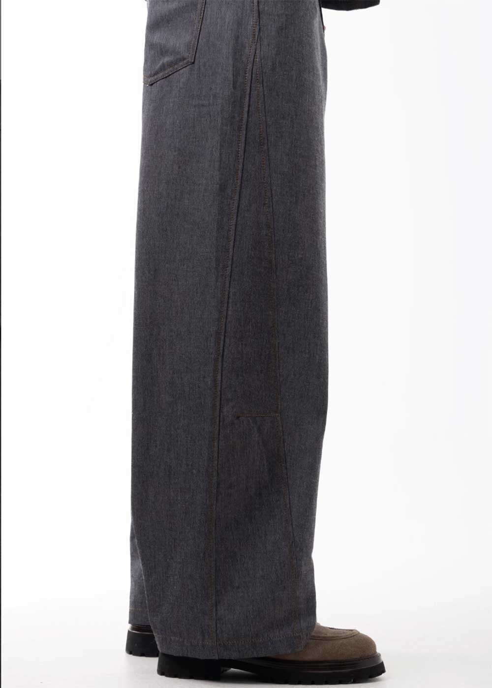 Denim Co-ord Graphite Set – Σκούρο Γκρι – 6