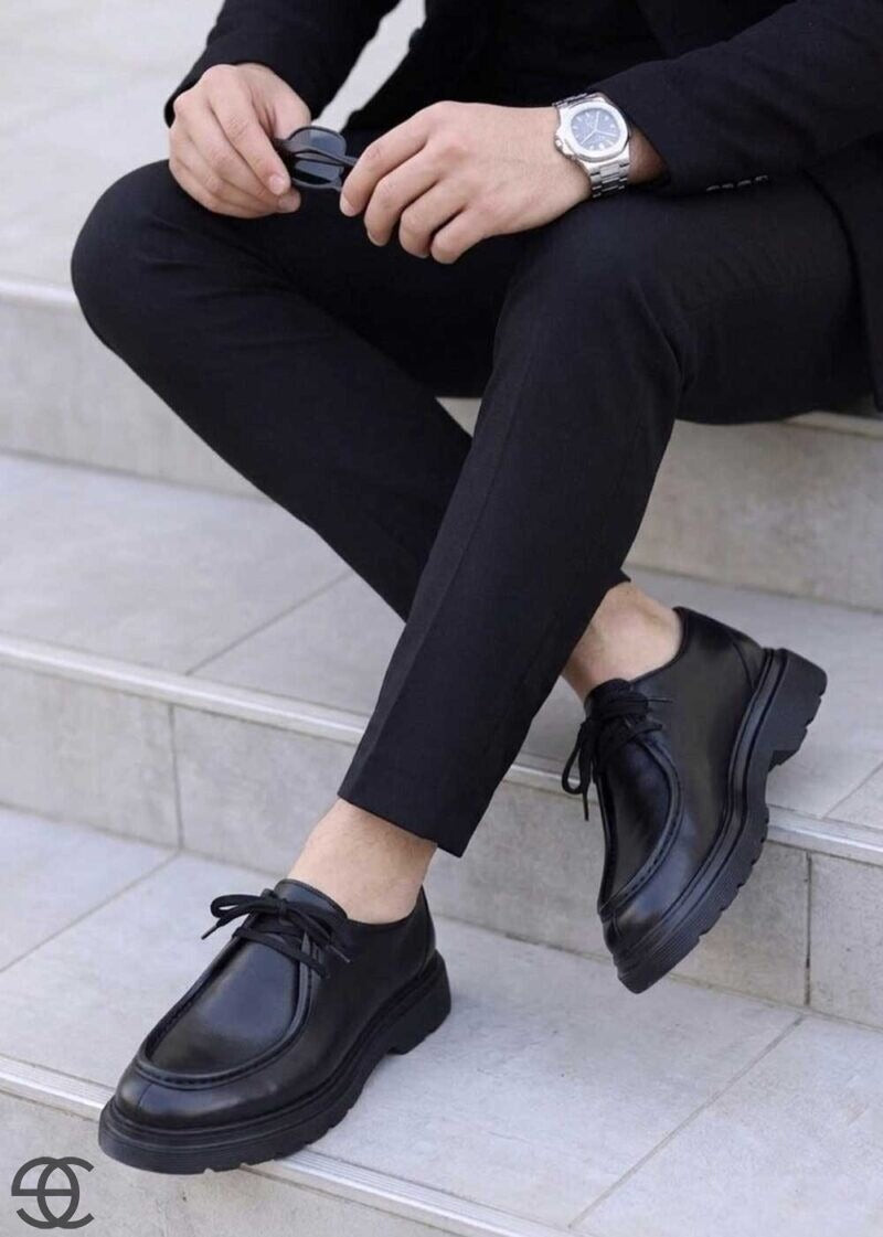 Premium Δερμάτινα Παπούτσια “Urban Black” – 2