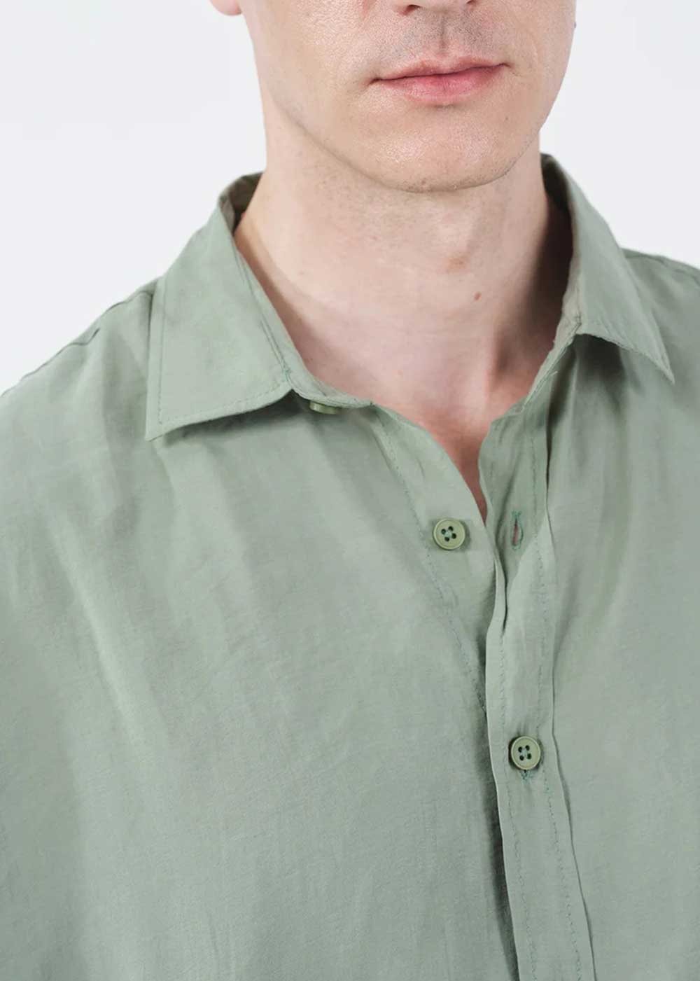 GG Oversized Modal Πουκάμισο – Μιντ – 5