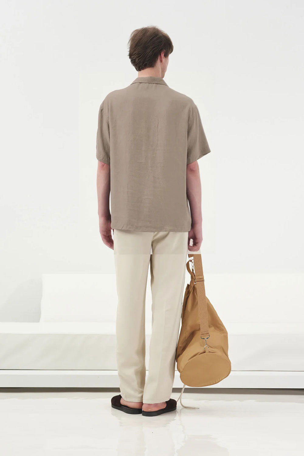 Πουκάμισο Tencel Urban Resort Studio – Χακί