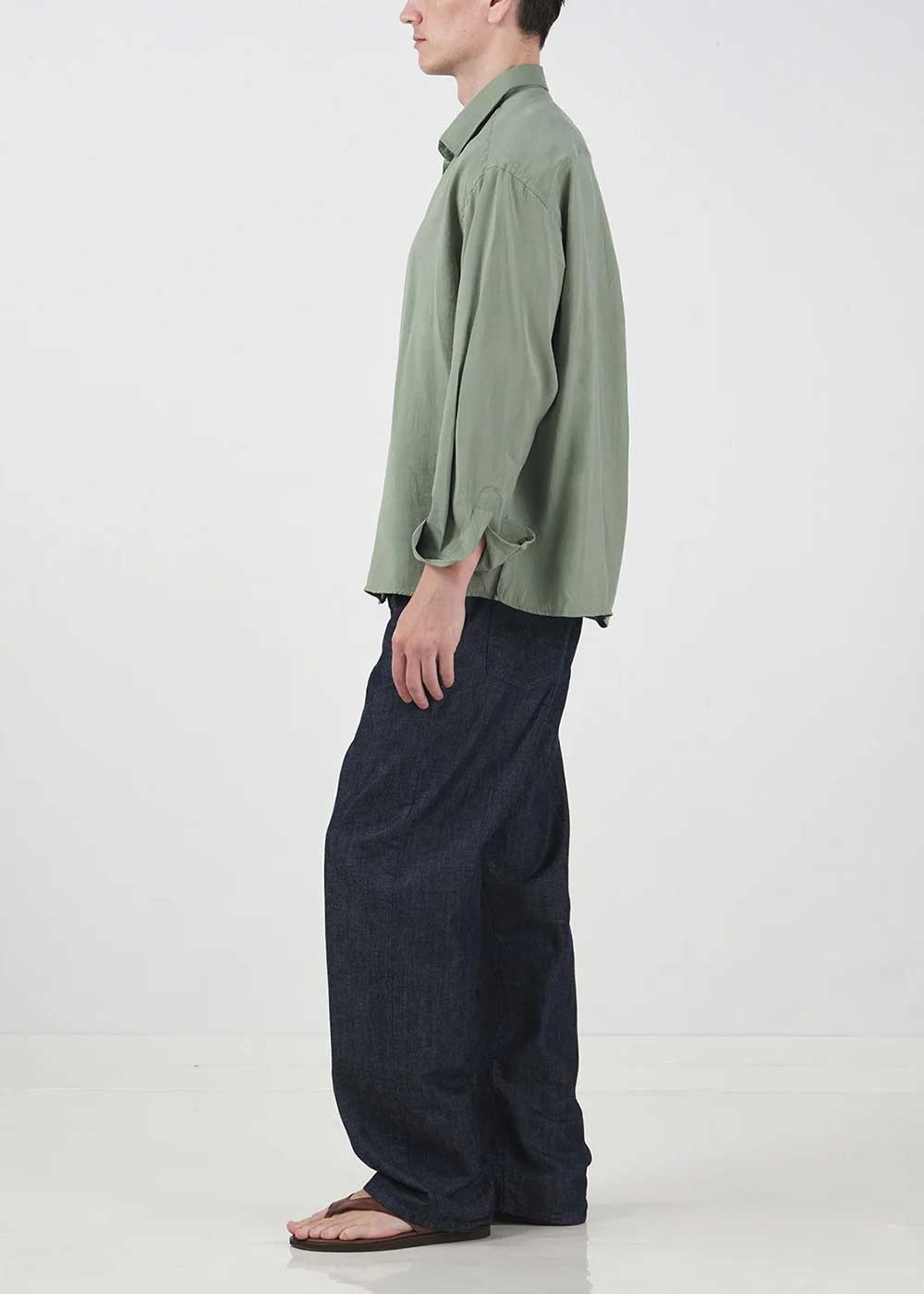 GG Oversized Modal Πουκάμισο – Μιντ – 3
