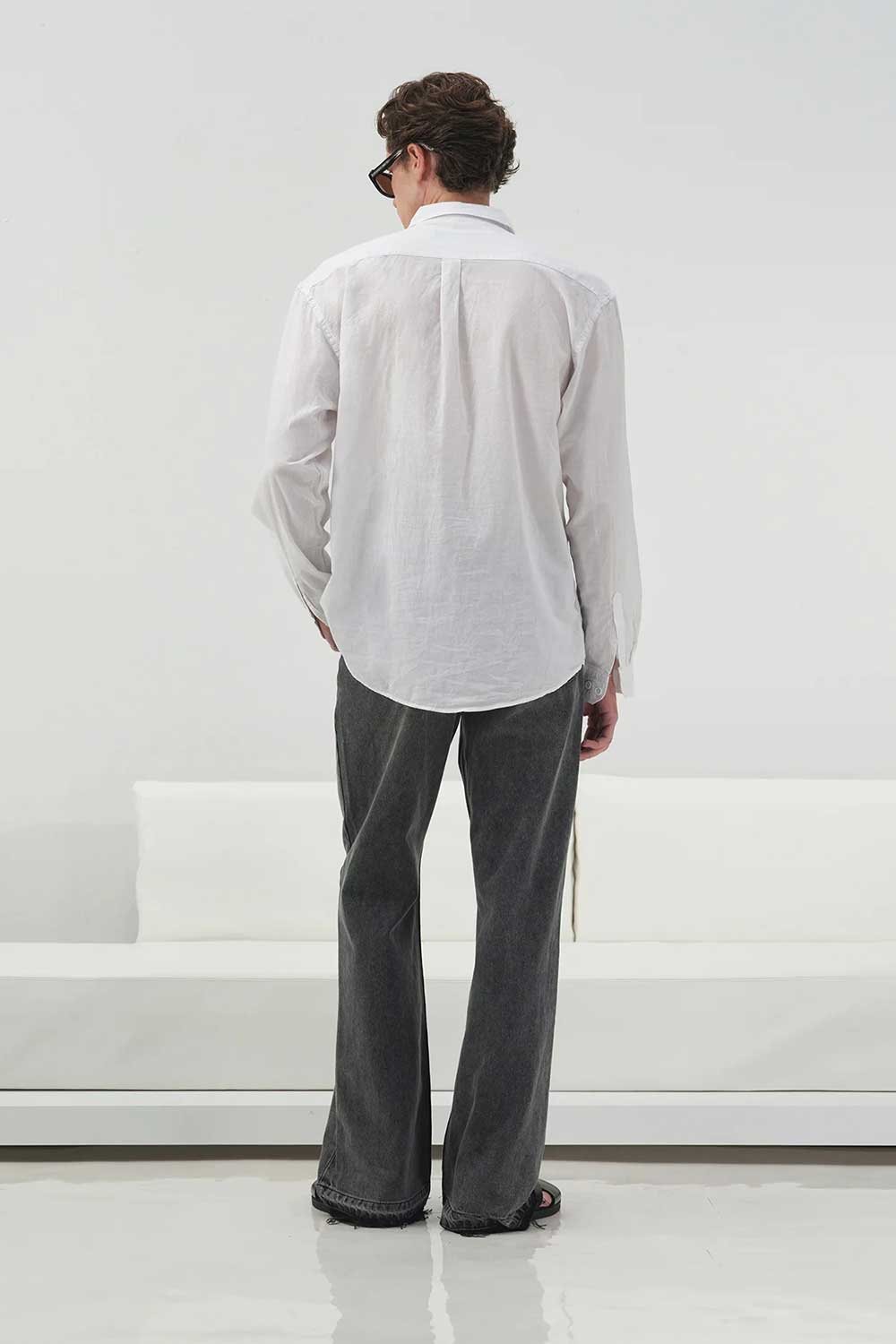 Πουκάμισο Voile Urban Fluid Studio – Λευκό
