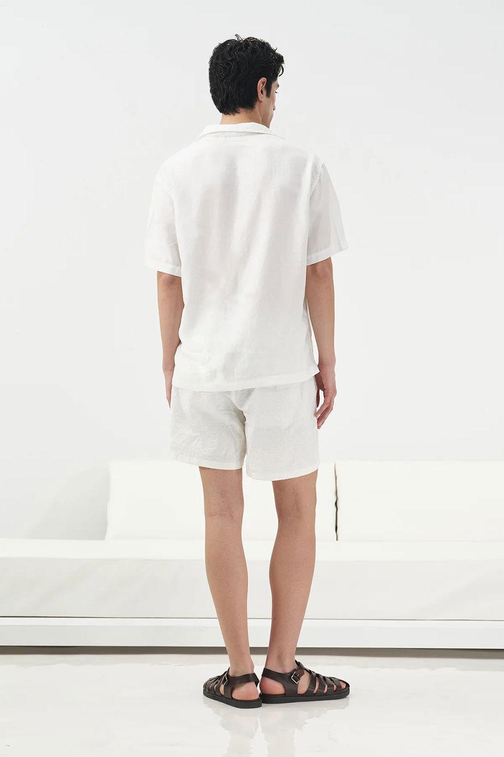 Πουκάμισο Tencel Urban Resort Studio – Λευκό