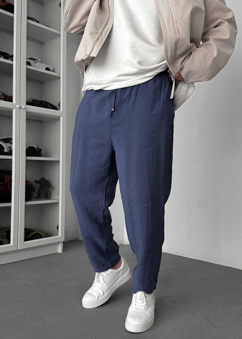 Premium Λεπτό Παντελόνι από Tencel – Μπλε