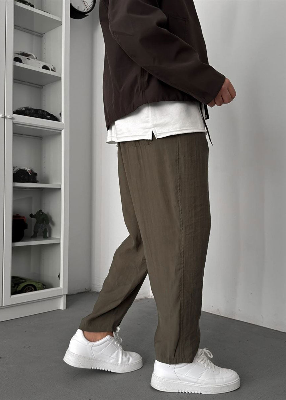 Premium Λεπτό Παντελόνι από Tencel – Χακί