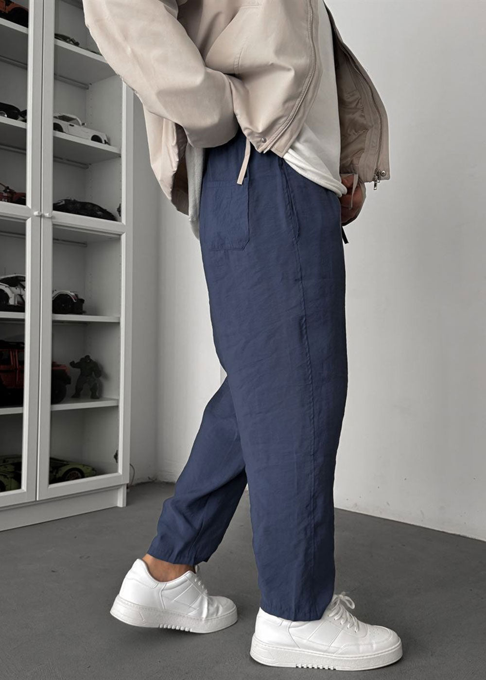 Premium Λεπτό Παντελόνι από Tencel – Μπλε