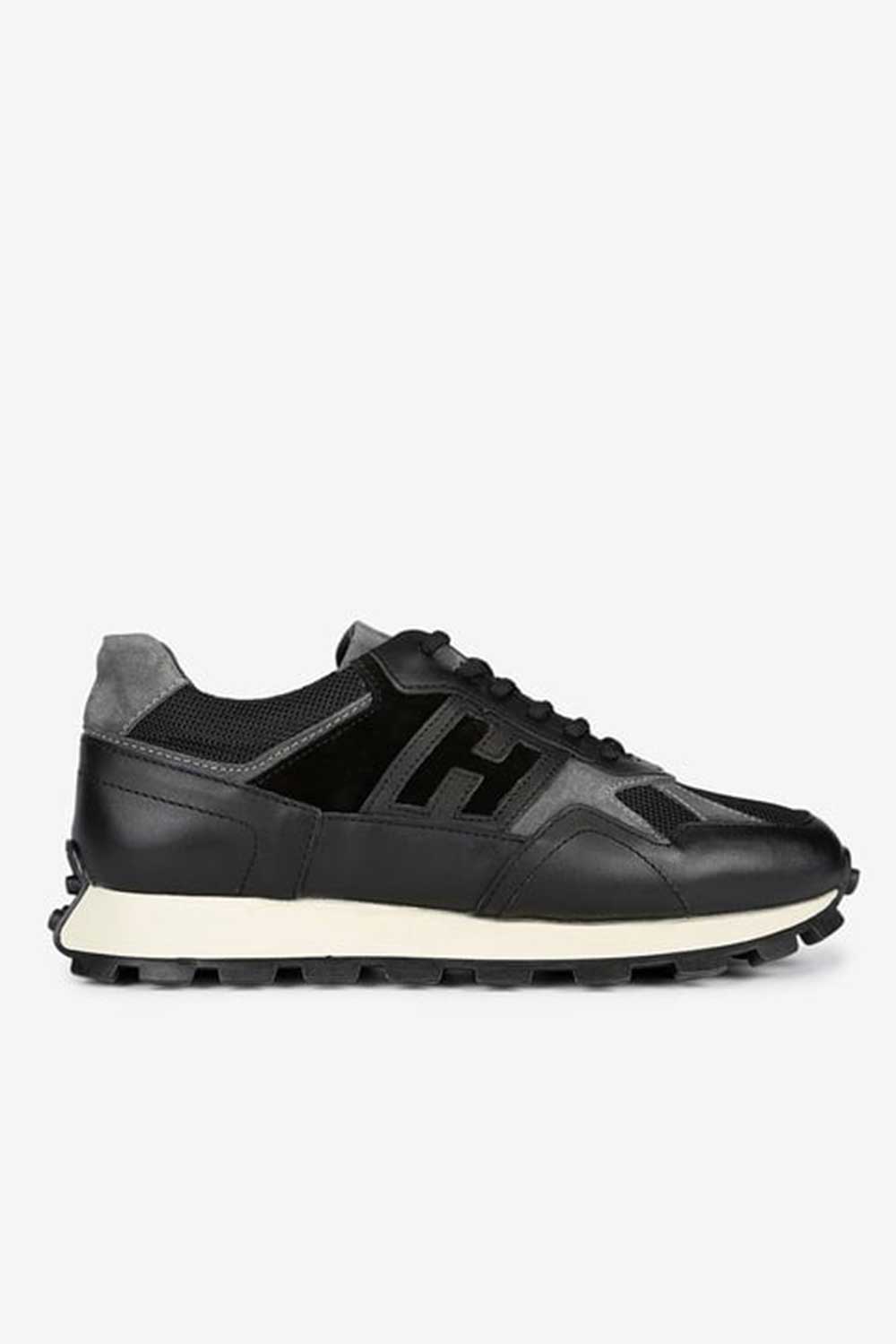Αθλητικά Παπούτσια Suede Retro Runner Studio – Μαύρο