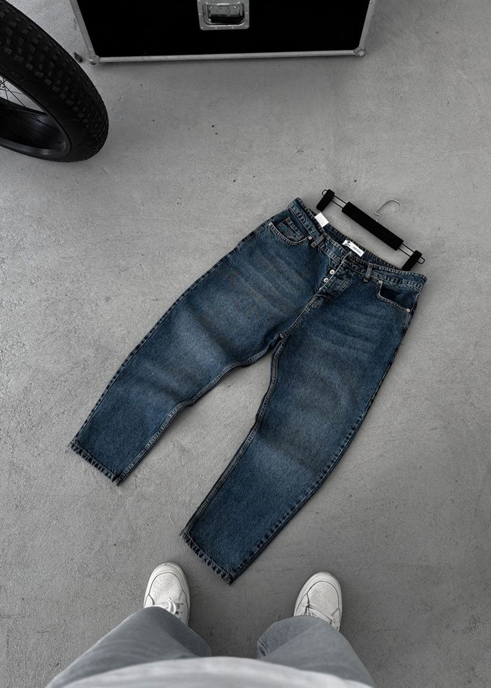 Vintage Παντελόνι Τζιν Loose Fit– Μπλε