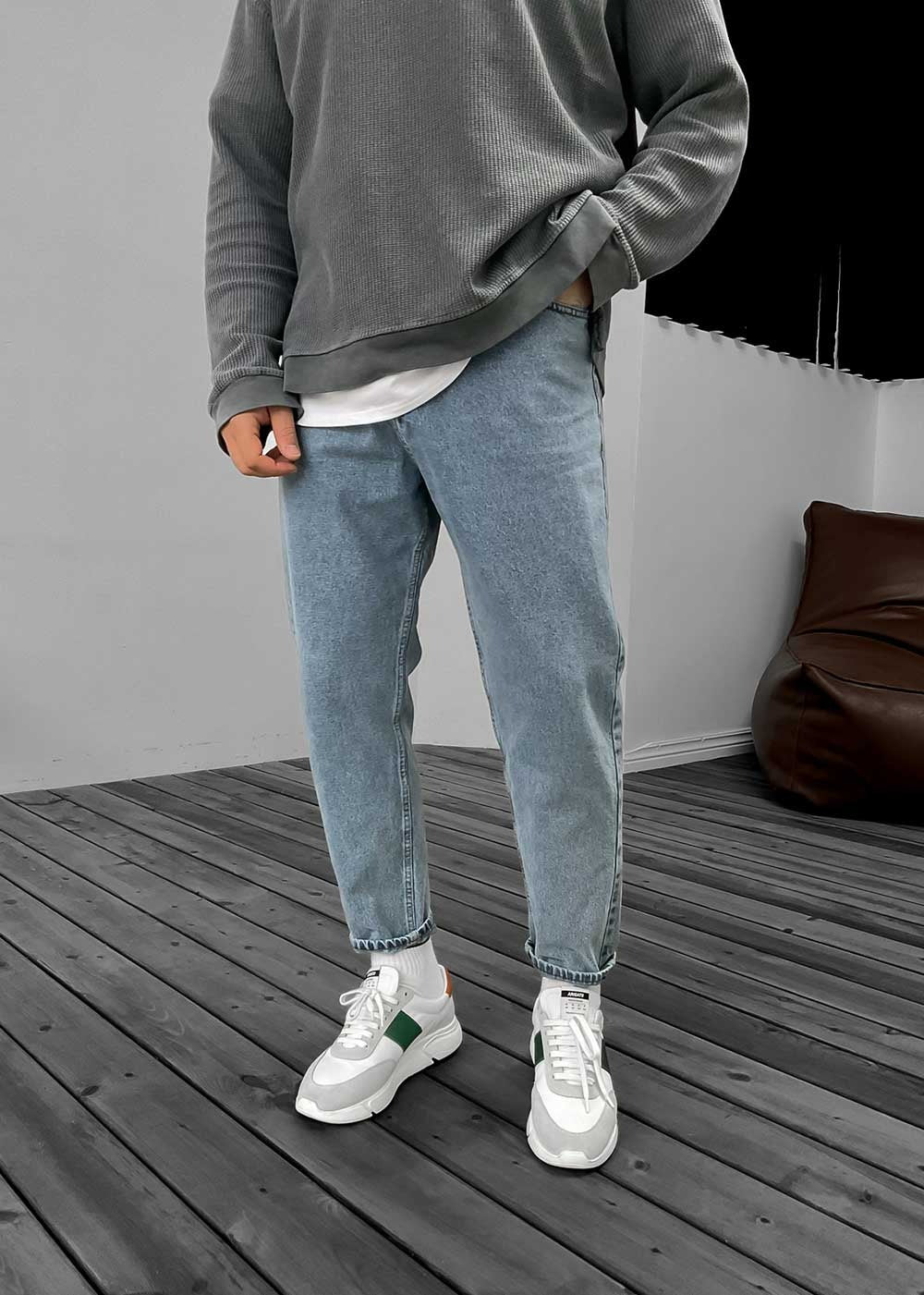 Παντελόνι Loose Fit Jean –Ανοιχτό Μπλε