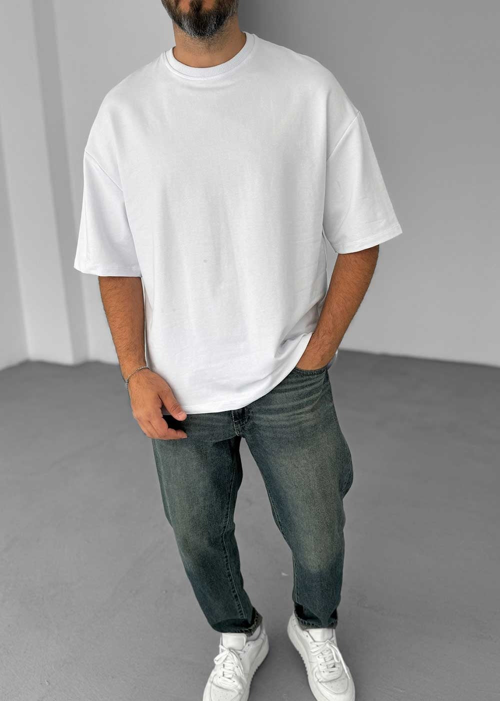Basic Oversized T-Shirt – Λευκό