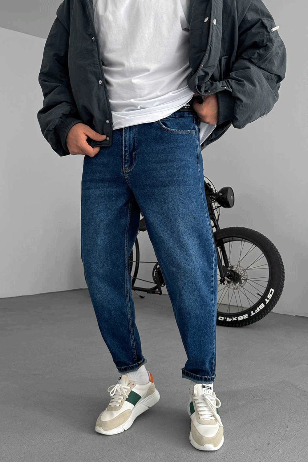 Παντελόνι Τζιν Loose Fit – Σκούρο  Μπλε
