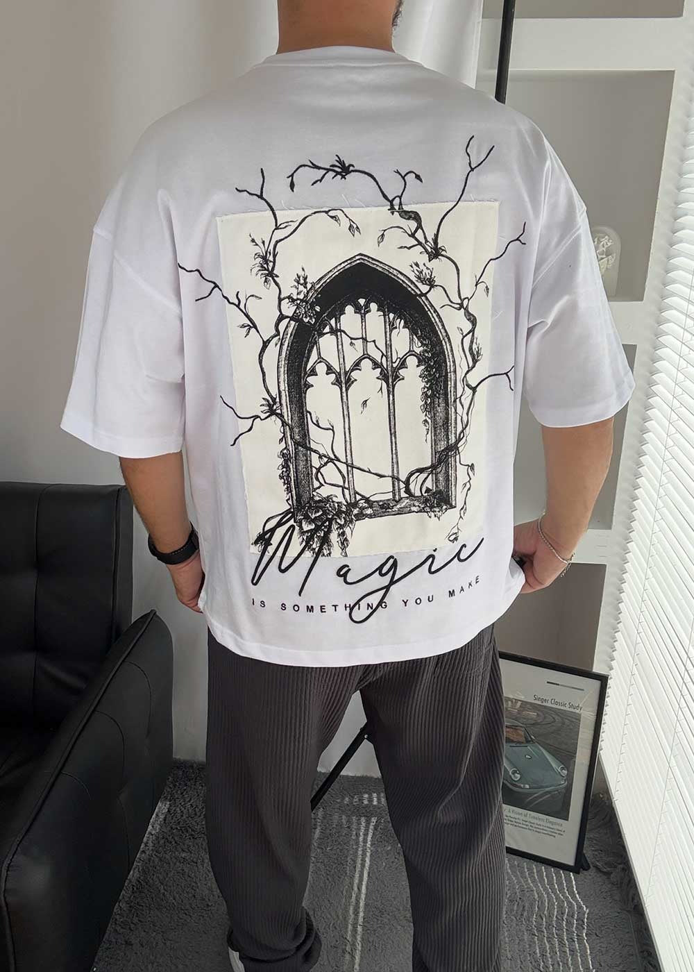 Magic Oversized T-Shirt – Λευκό