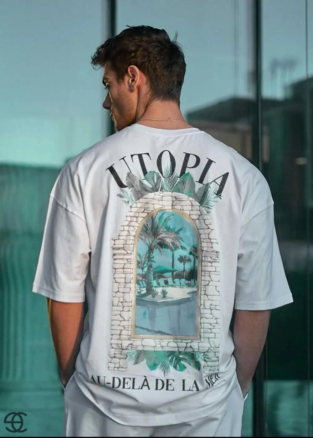 Utopia Oversized T-Shirt – Λευκό