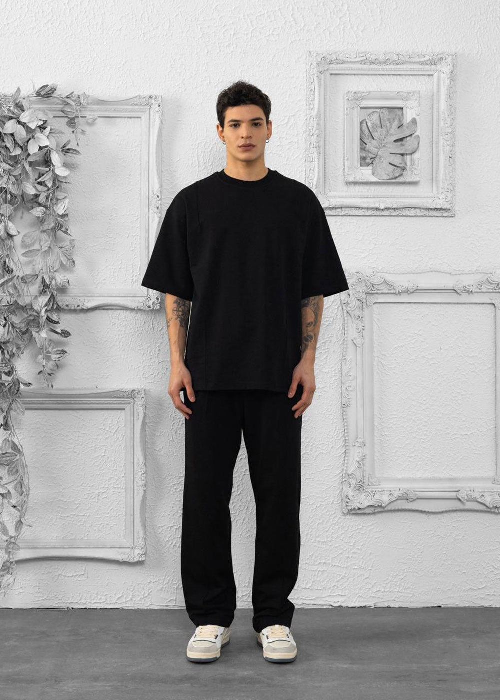Co-ord Set “Soft-Touch” Oversized Fit – Μαύρο