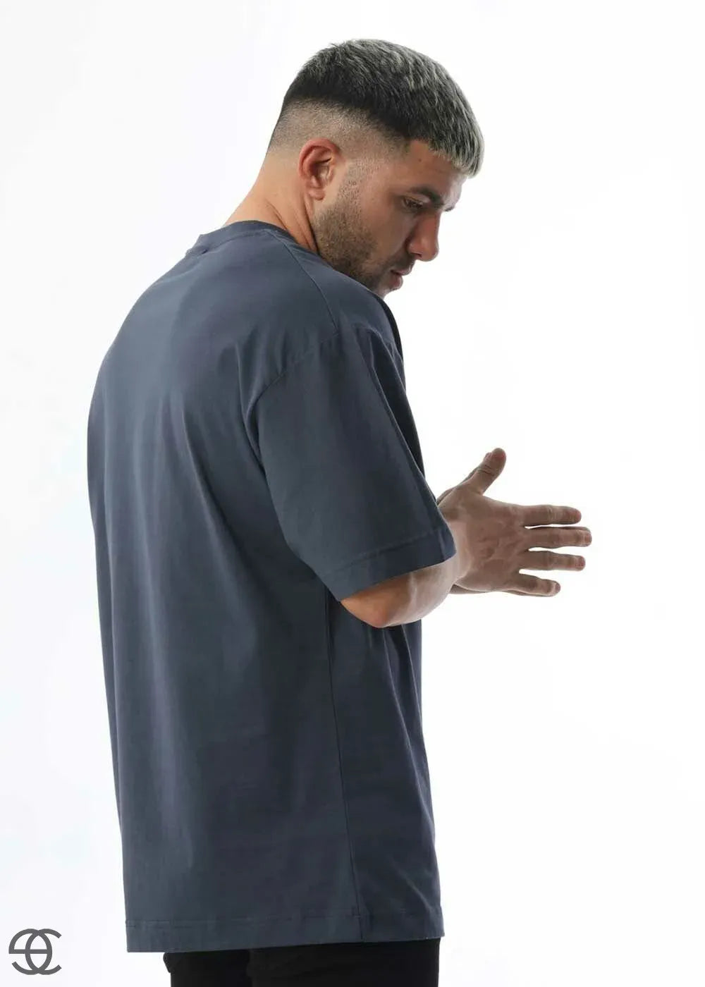 Basic Oversized T-shirt – Σκούρο Γκρι