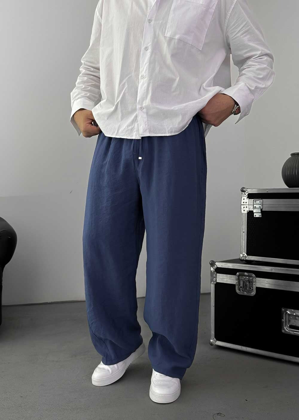 Lightweight Tensel Baggy Παντελόνι – Μπλε