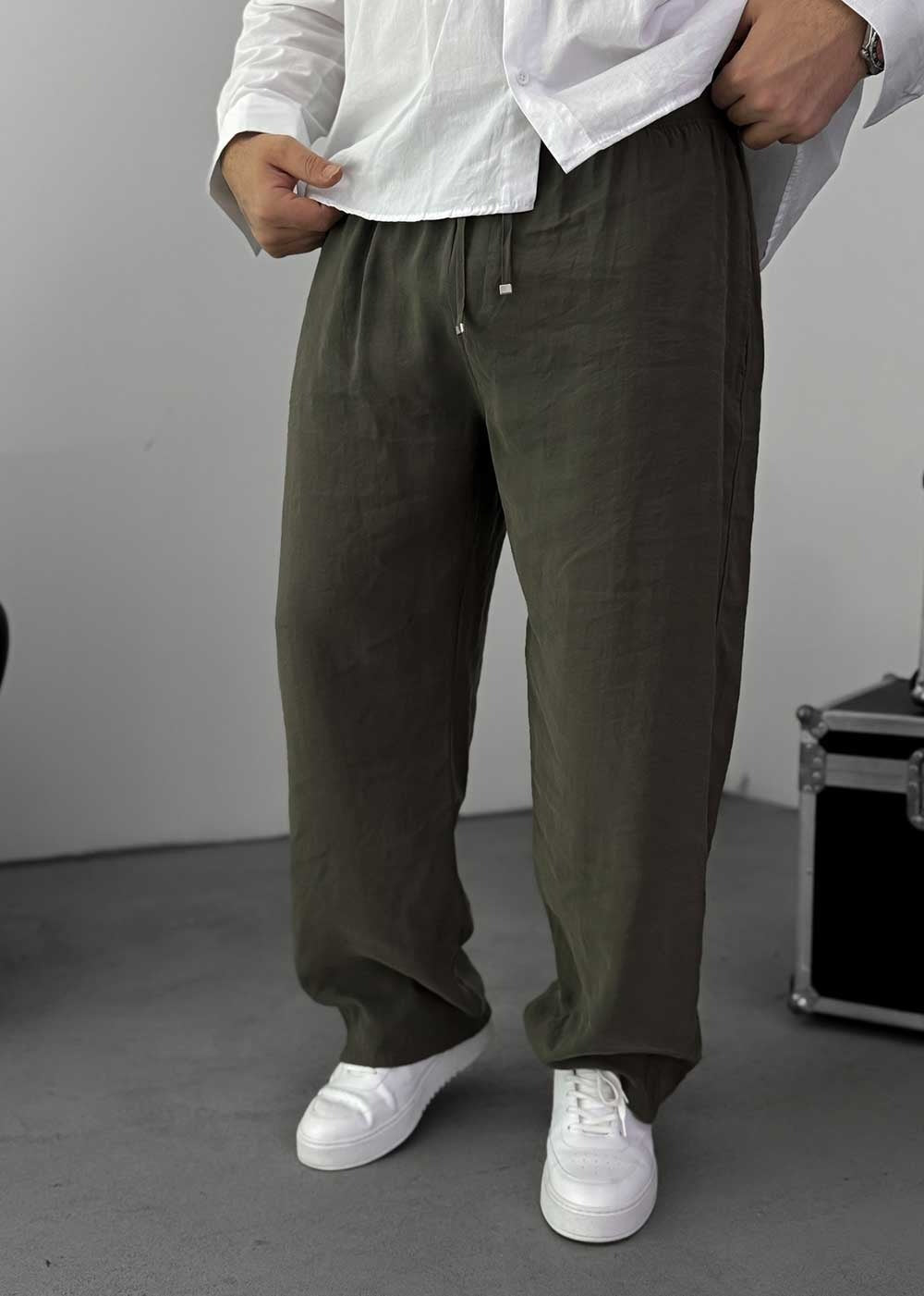 Lightweight Tensel Baggy Παντελόνι – Χακί