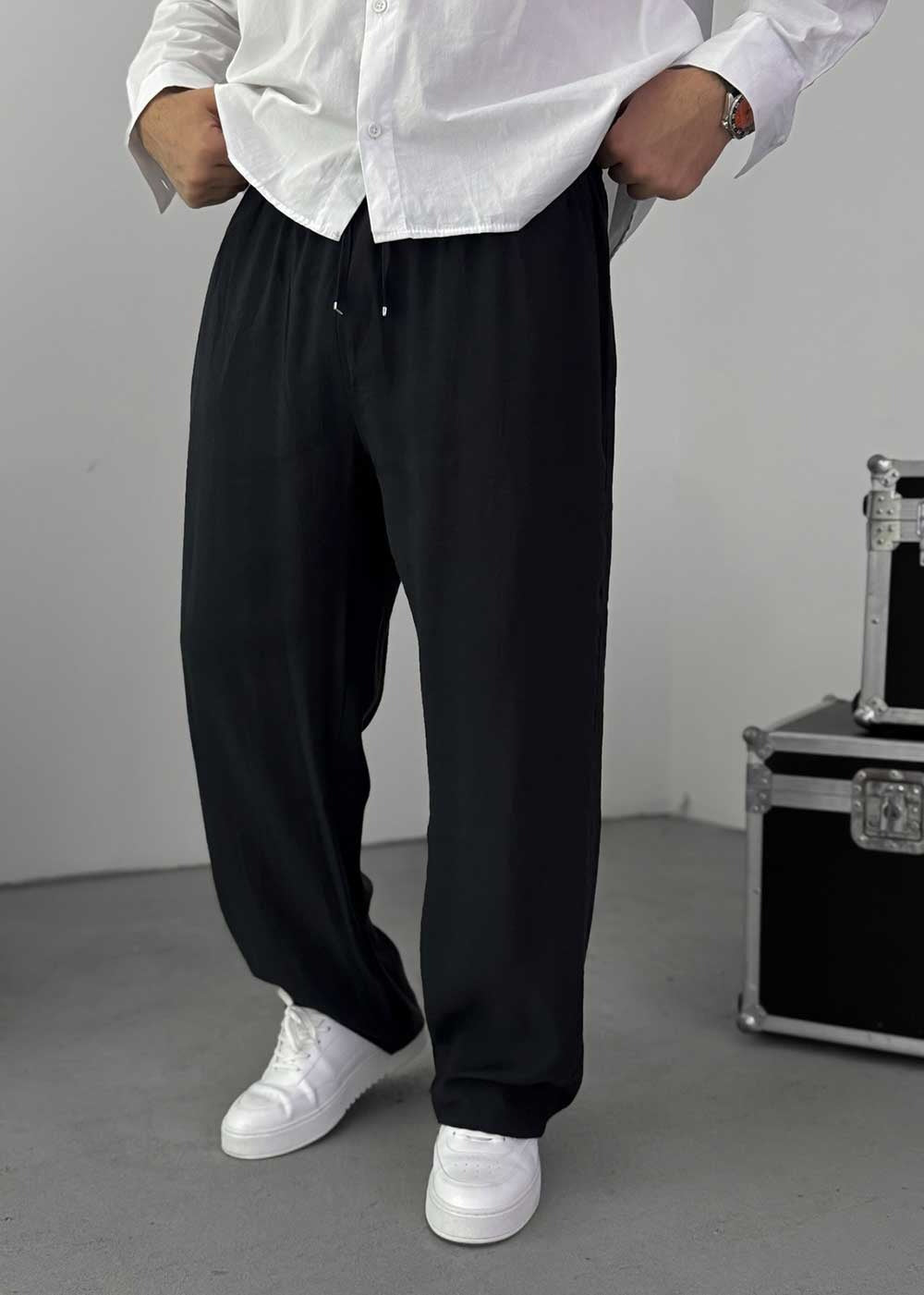Lightweight Tensel Baggy Παντελόνι – Μαύρο