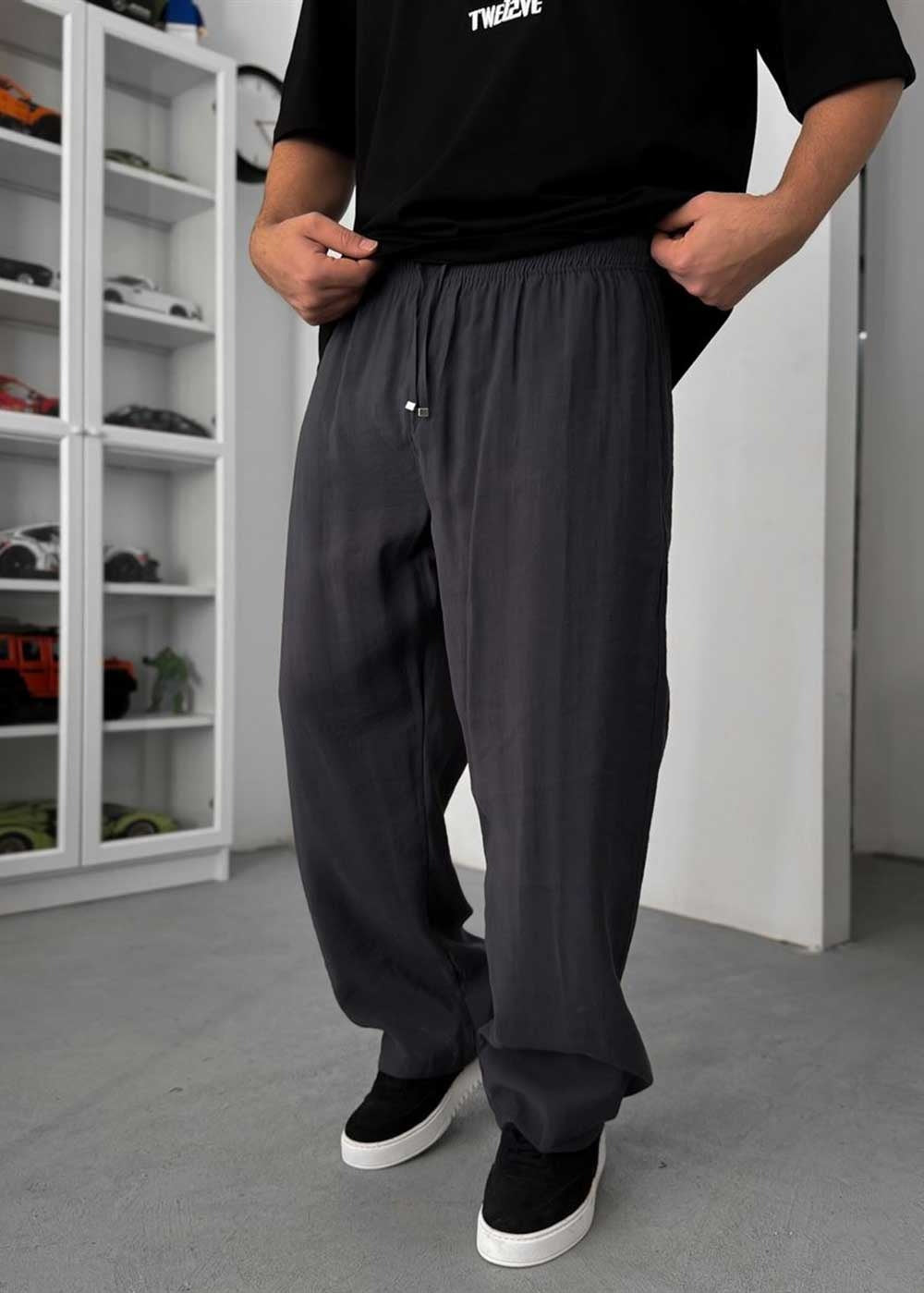 Lightweight Tensel Baggy Παντελόνι – Ανθρακί