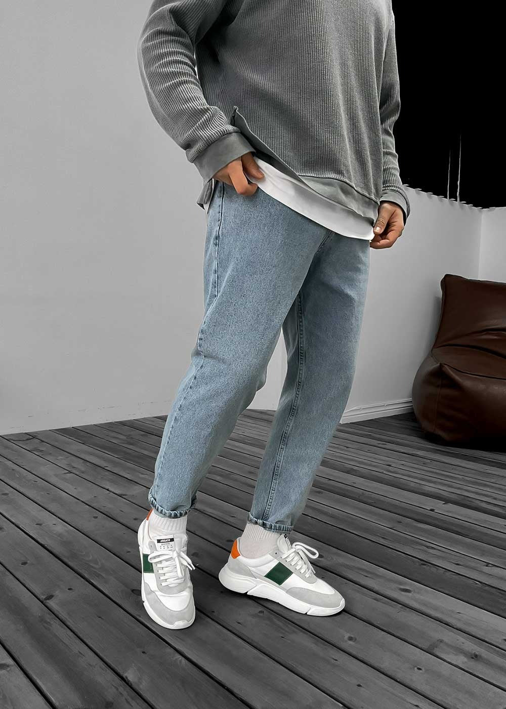 Παντελόνι Loose Fit Jean –Ανοιχτό Μπλε – 2