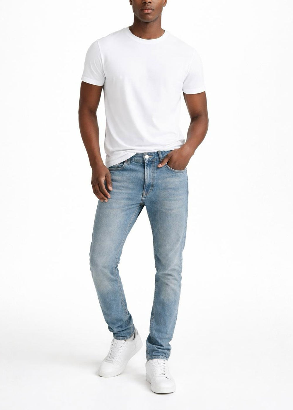Regular Fit Τζιν Με Ελαστικότητα – Vintage Blue