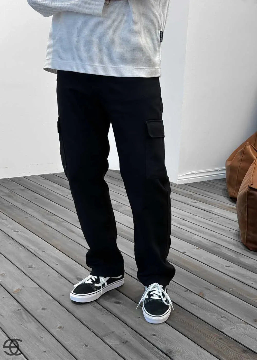 Cargo Παντελόνι Baggy -Μαύρο – 2