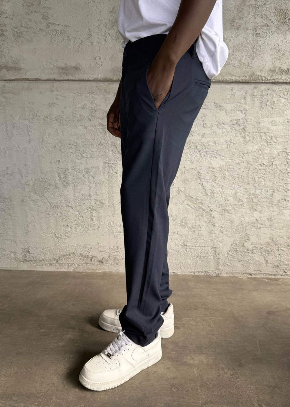 Slim Fit Παντελόνι – Μπλε – 2