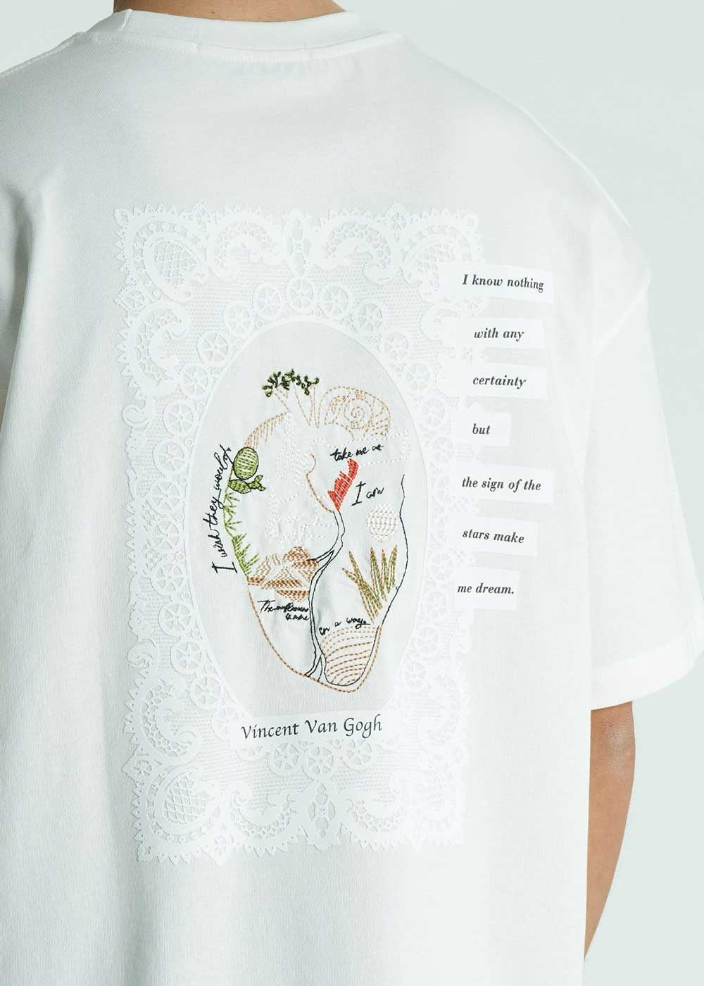 Oversized T-Shirt Heart Atlas – Λευκό – 4