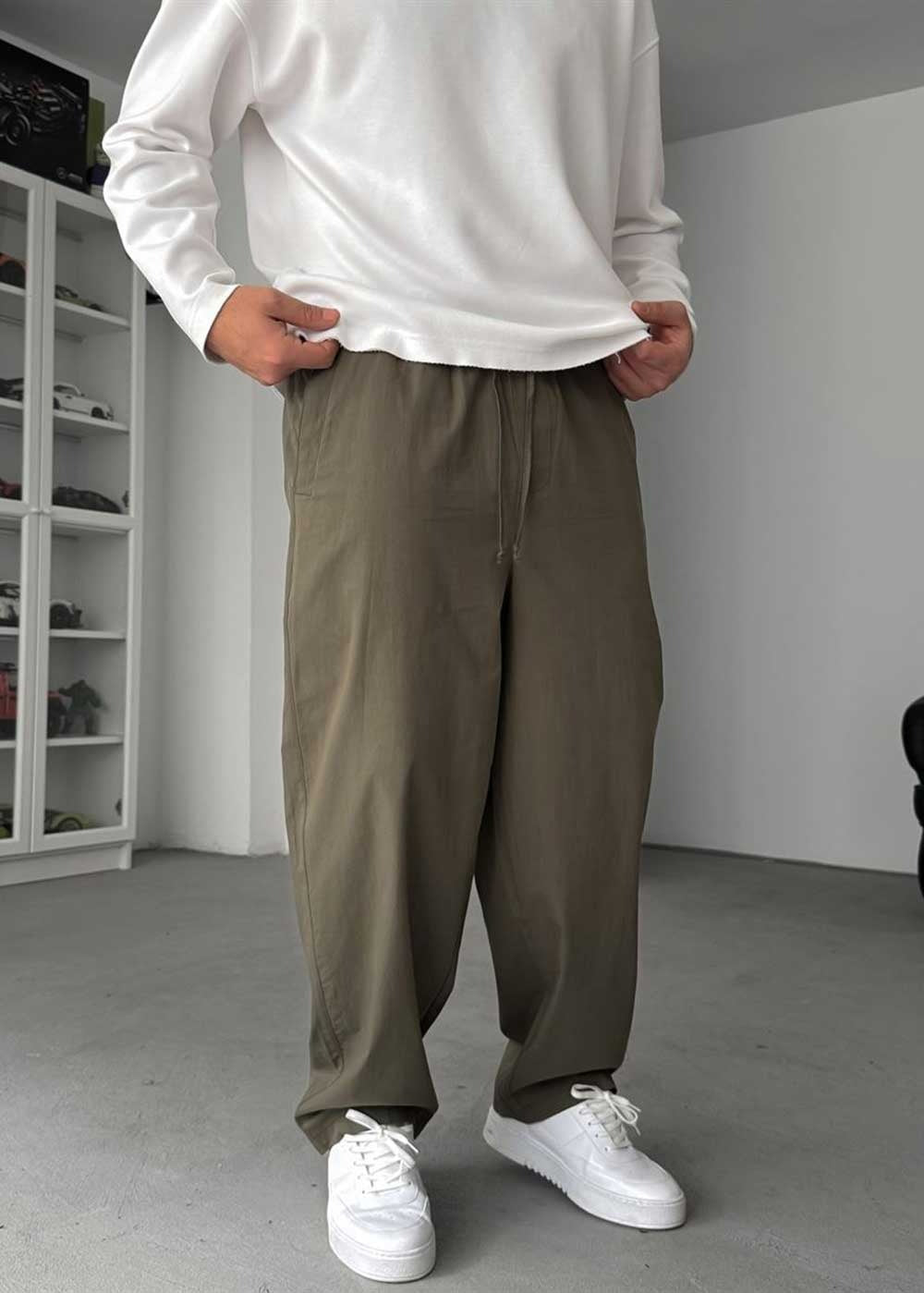 Baggy Παντελόνι  Air-Light – Χακί – 2