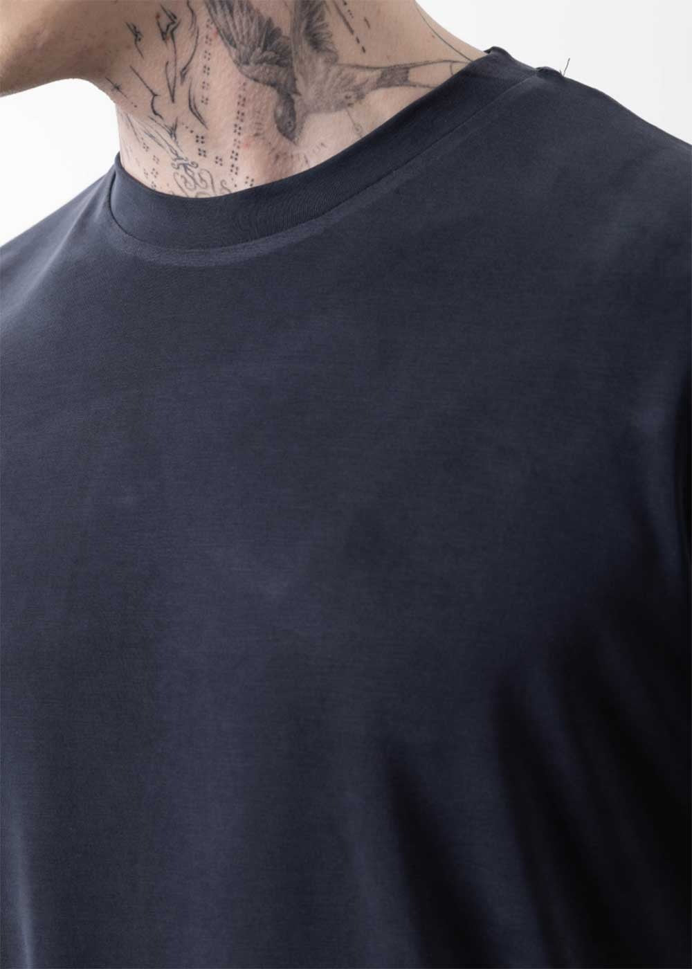 Modal Suprem T-Shirt Κανονικής Γραμμής – Ανθρακί – 2