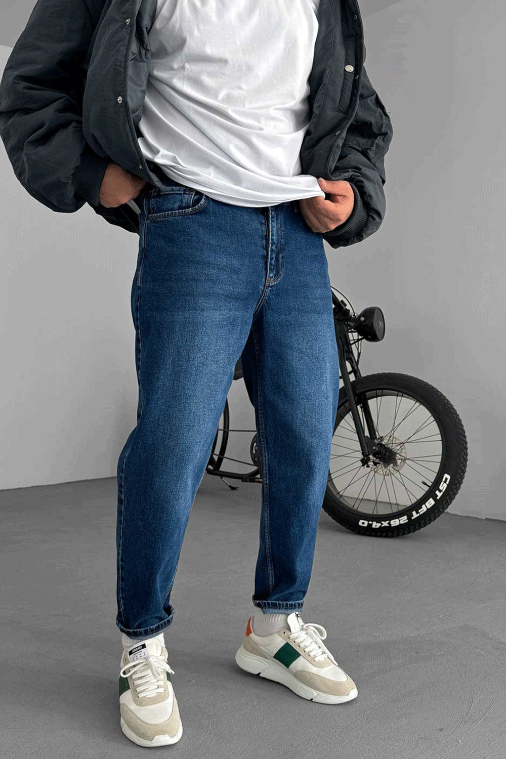 Παντελόνι Τζιν Loose Fit – Σκούρο  Μπλε