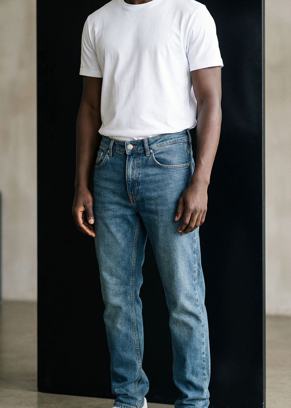 Regular Fit Τζιν  Με Ελαστικότητα – Vintage Μπλε – 5