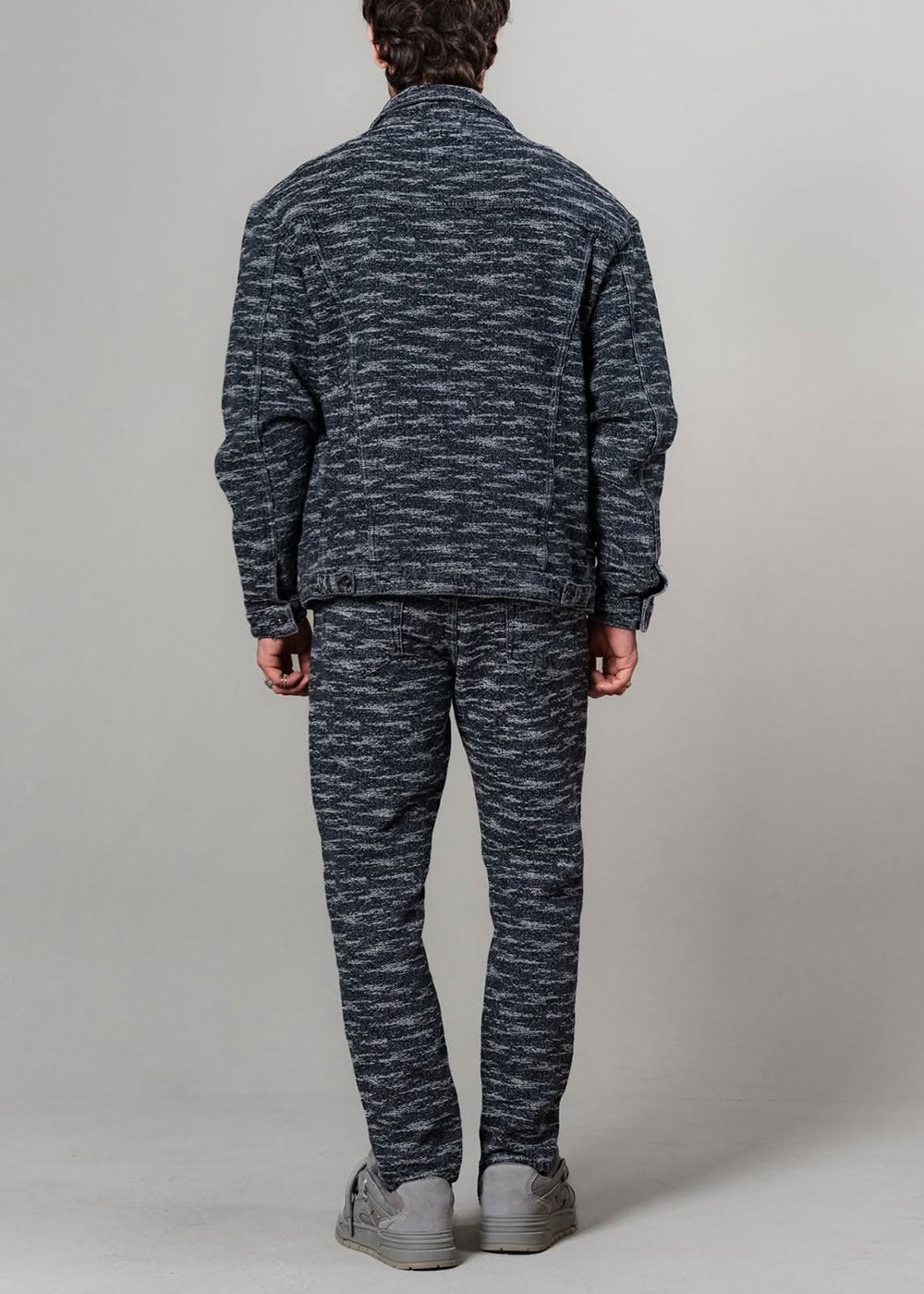 Signature Textured Denim Σετ – Μαύρο-Γκρι – 5