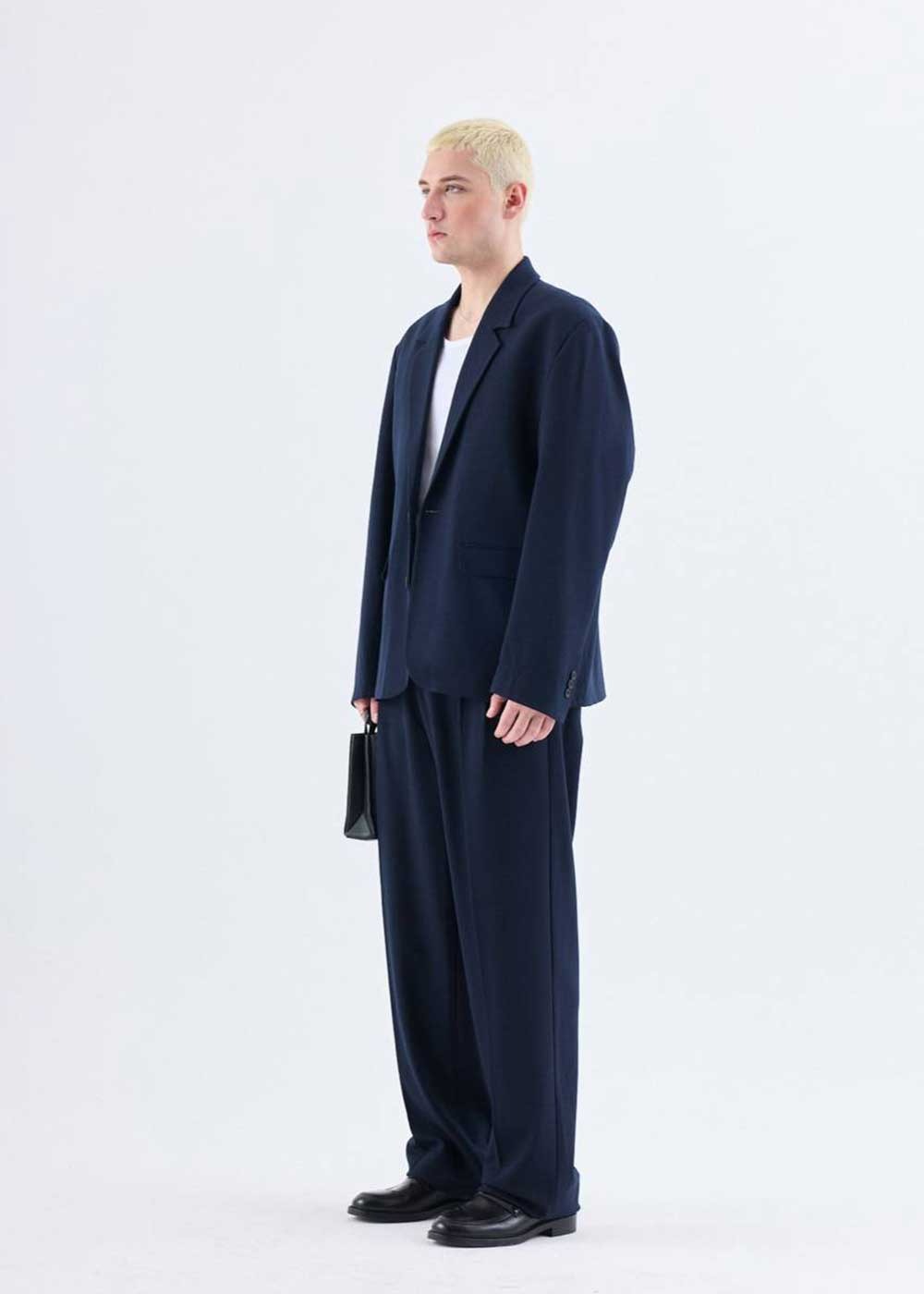Premium Σετ Κουστούμι Σε Oversized Γραμμή- Μπλε – 3