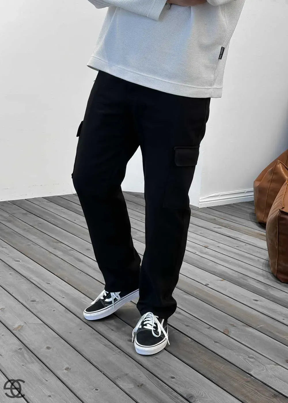 Cargo Παντελόνι Baggy -Μαύρο – 3